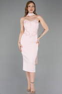 Robe de Cérémonie Midi Poudre ABK2593