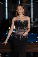 Robe de Soirée Longue Noir ABU5997