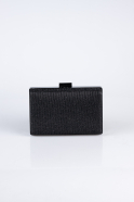 Sac de Soirée Luxe Argenté Noir V275
