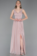 Robe de Soirée Longue Poudre ABU6045