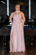 Robe Grande Taille Longue Mousseline Poudre ABU5958