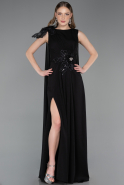 Robe de Soirée Longue Noir ABU6053