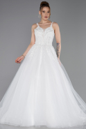Robes de Mariage Longue Blanc ABG187
