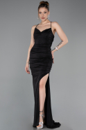 Robe de Soirée Longue Noir ABU6115