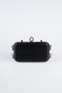 Sac de Soirée Luxe Coupe Au Laser Noir KC714