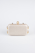 Sac de Soirée Luxe A motifs Or KC714