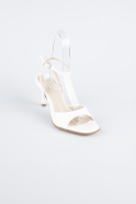 Chaussure de soirée Cuir Verni Blanc AB2113