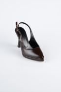 Chaussure de soirée Peau Brun ABC2105