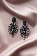 Boucle D'Oreille Anthracite UK528