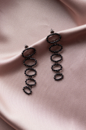 Boucle D'Oreille Noir UK569