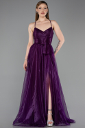 Robe de Soirée Longue Violet ABU6123