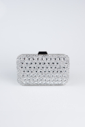 Sac De Soirée Luxe Argent SH827