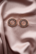 Boucle D'Oreille Rose UK466
