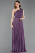 Robe de Soirée Longue Lavande ABU6164