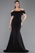 Robe De Soirée Longue Noir ABU6002