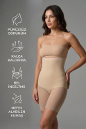 Gaine Short Sculptante Vison EM2929