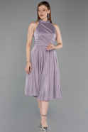 Robe de Cérémonie Midi Lilas ABK2638