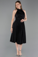Robe de Cérémonie Midi Noir ABK2638