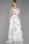Robe de Soirée Longue Brun ABU6228