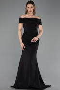 Robe de Soirée Longue Noir ABU6217