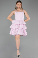 Robe de Cérémonie Courte Poudre ABK2656