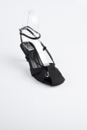 Chaussure de soirée Couleur daim Noir ABN2122