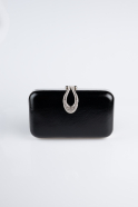 Sac de Soirée Peau Noir MN670