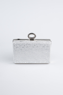 Sac de Soirée Luxe A motifs Argent SH830