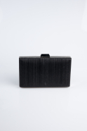 Sac de Soirée Luxe Coupe Au Laser Noir SH801