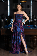 Robe de Soirée Longue Fushia ABU6259