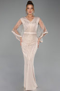 Robe De Soirée Grande Taille Longue Or ABU6301