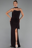 Robe de Soirée Longue Brun ABU5564