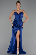 Robe de Soirée Longue Satin Parlement ABU6320