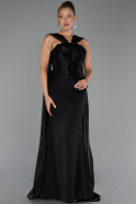 Robe de Soirée Longue Noir ABU6326