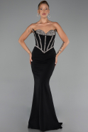 Robe de Soirée Longue Noir ABU6327