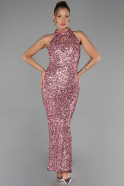 Robe De Soirée Longue Poudre ABK2474