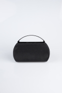 Sac De Soirée À Motifs Pailletés Noir V351