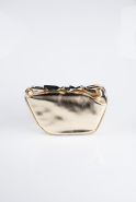Sac de Soirée Luxe Cuir Or KC476
