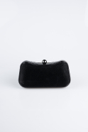 Sac de Soirée Luxe A motifs Noir KC249