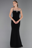 Robe de Soirée Longue Noir ABU6366