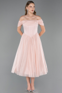 Robe de Cérémonie Midi Poudre ABK2665