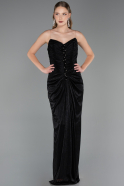 Robe de Soirée Longue Noir ABU6370