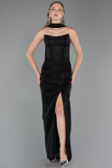 Robe de Soirée Longue Noir ABU6378