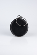 Sac de Soirée Luxe Satin Noir SH841