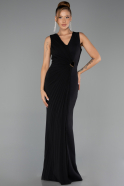 Robe de Soirée Longue Noir ABU6524