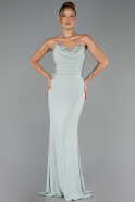 Robe Queue de Poisson Longue Menthe ABU6505
