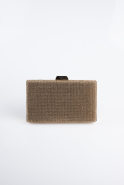 Sac de Soirée Luxe Pierreux Or SH863