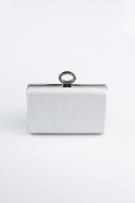 Sac de Soirée Luxe Argent SH862