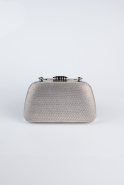 Sac de Soirée Luxe A motifs Platine SH839