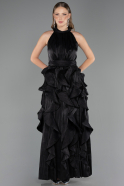 Robe de Soirée Longue Noir ABU6571